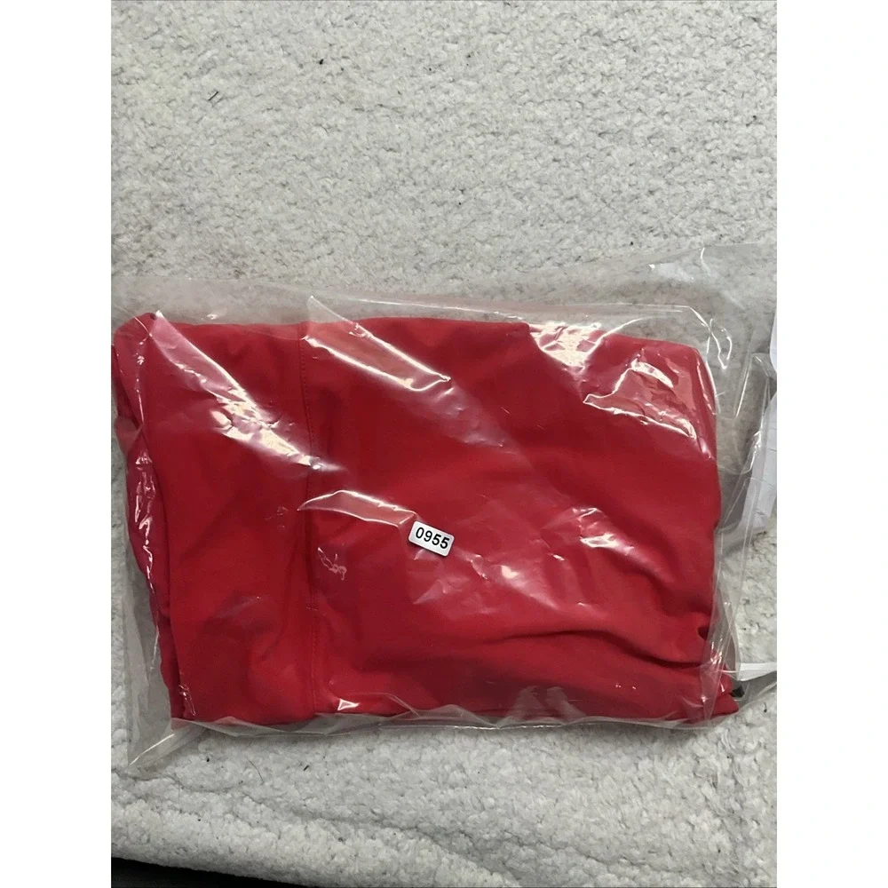 Nike Golf Dri Fit Mens Red Short Sleeve Polo Shirt Size L